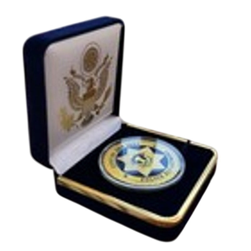 Department of Energy (DOE) Challenge Coin With Blue Velvet Case. Fast Shipping!