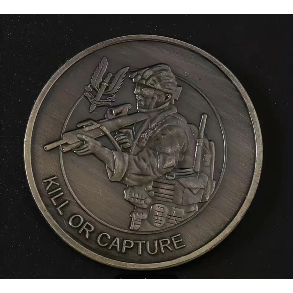 2pcs Army Rank Captain O-3 And Military Special Air Sevice CHALLENGE COINS