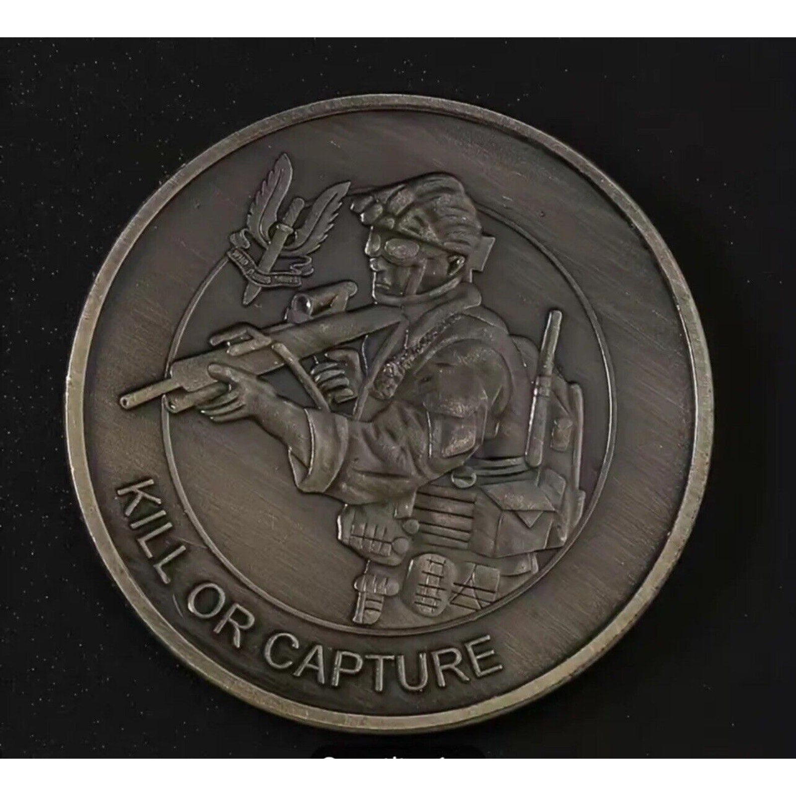 2pcs Army Rank Captain O-3 And Military Special Air Sevice CHALLENGE COINS