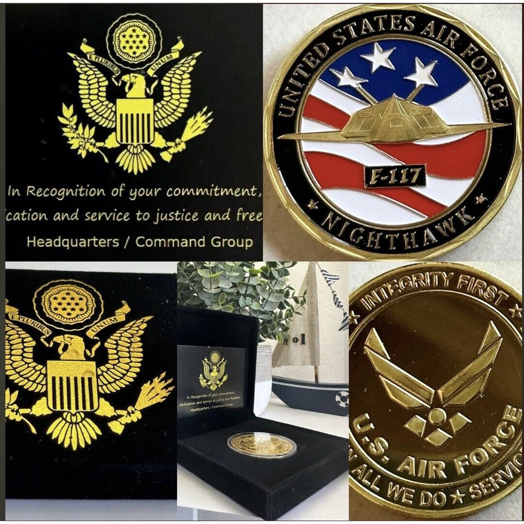 U S AIR FORCE F-117 NIGHTHAWK Challenge Coin USA