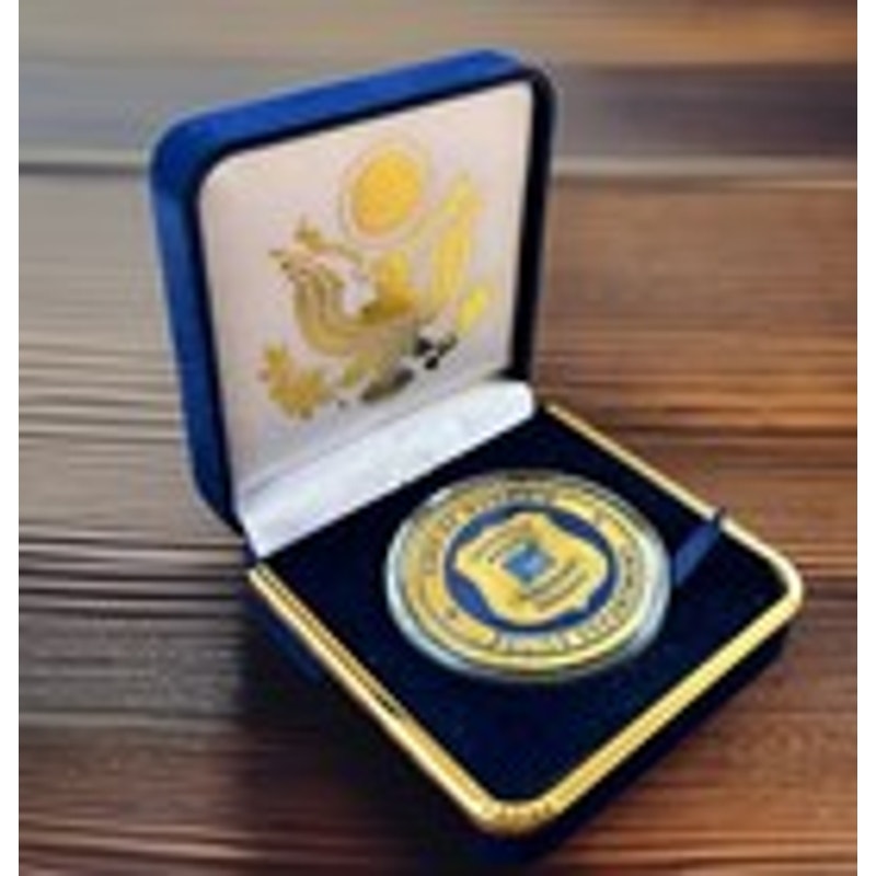 Department of Energy (DOE) Challenge Coin With Blue Velvet Case. Fast Shipping!