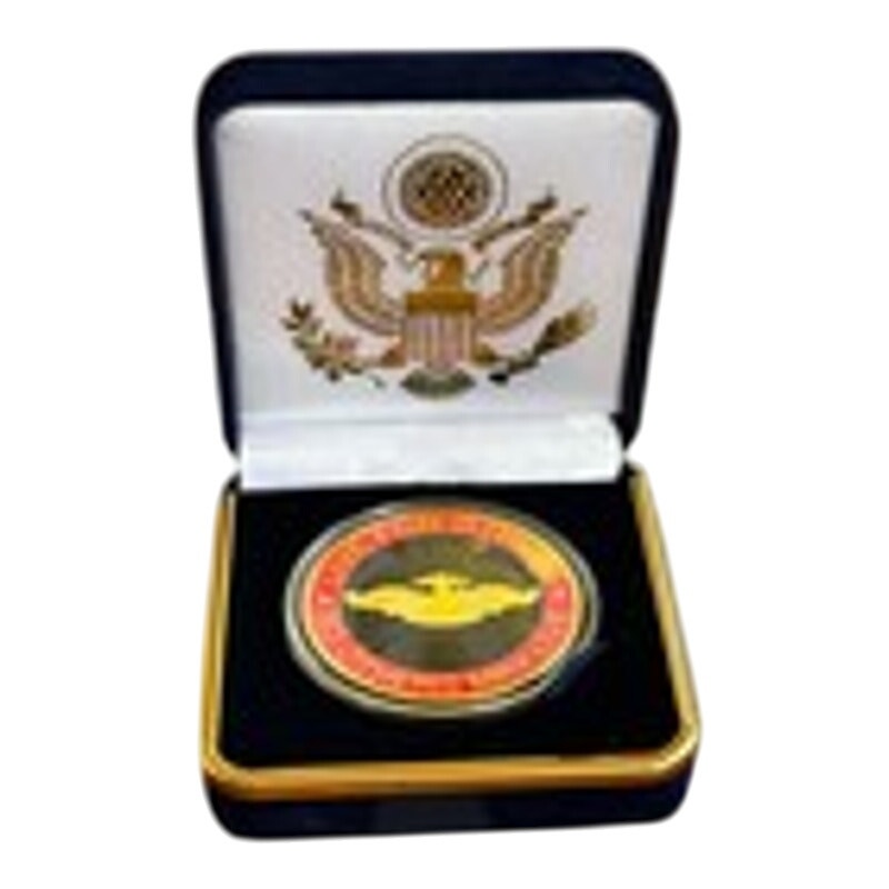 Department of Energy (DOE) Challenge Coin With Blue Velvet Case. Fast Shipping!