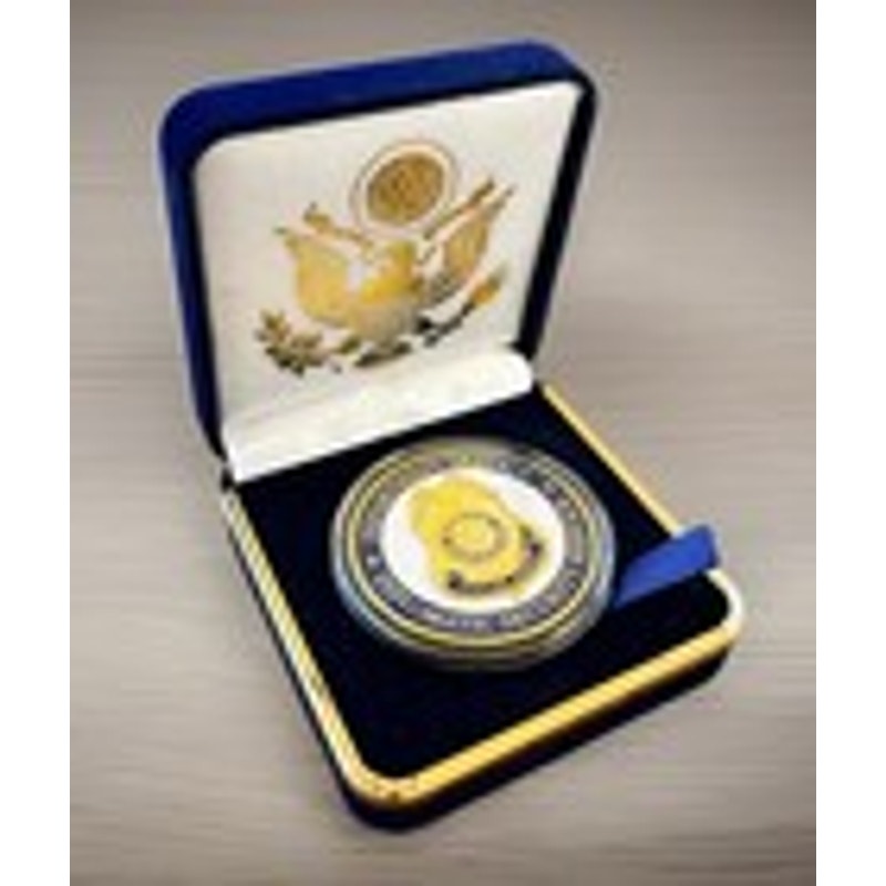 Department of Energy (DOE) Challenge Coin With Blue Velvet Case. Fast Shipping!