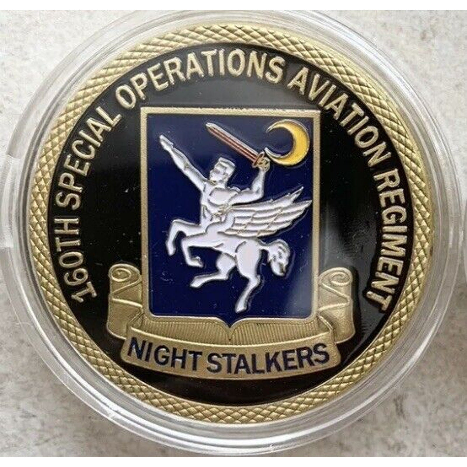 US ARMY 160th SPECIAL OPS AVIATION REGIMENT "NIGHT STALKERS"Coin USA amy