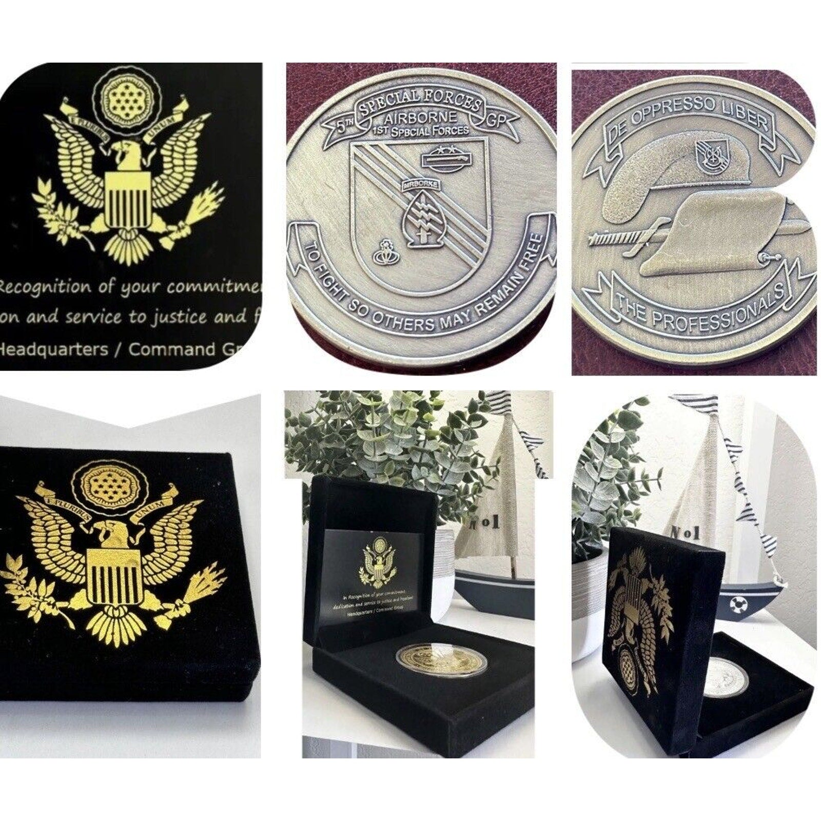 SF 5TH GROUP Challenge Coin ARMY