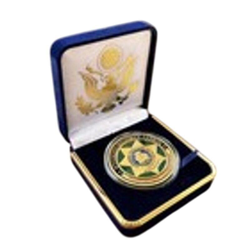 Department of Energy (DOE) Challenge Coin With Blue Velvet Case. Fast Shipping!