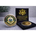 VT VERMONT STATE POLICE OFFICER Challenge Coin w/ Retirement Award