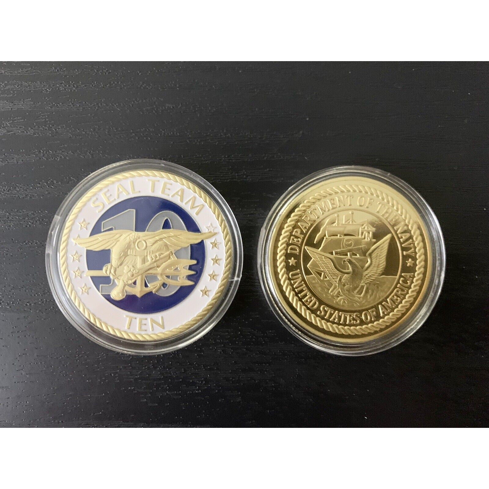 US Navy - Navy SEAL Team Ten 10 Challenge Coin USN