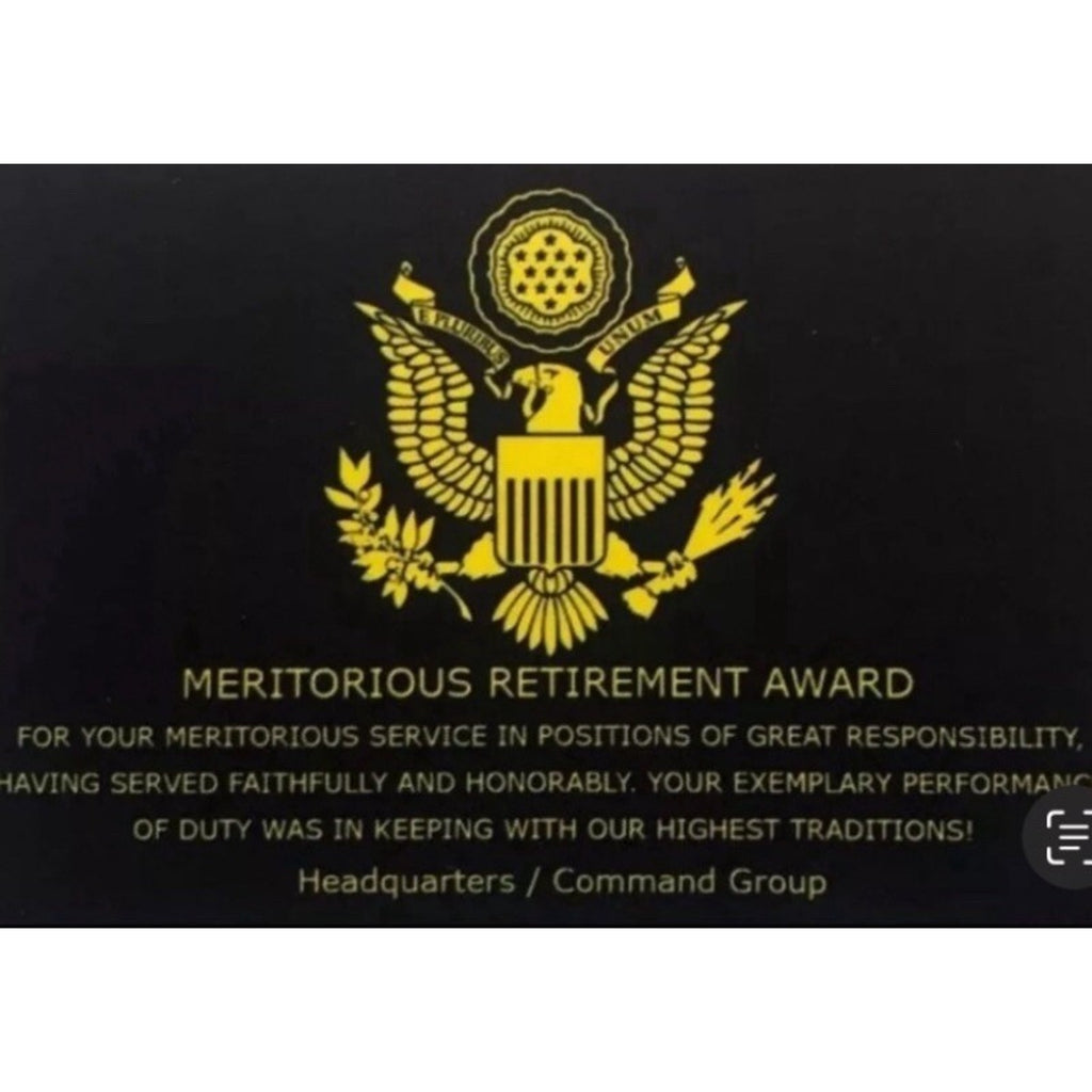 FBI Federal Bureau Of Investigation United States Coin With Retirement Award