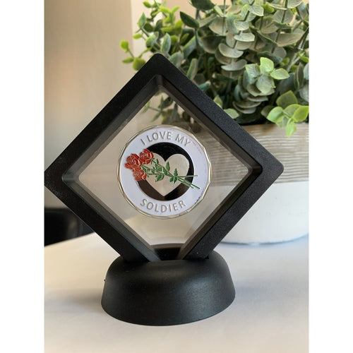 CHALLENGE COIN UNITED STATES ARMY I LOVE MY SOLDIER LEADERSHIP VALUES