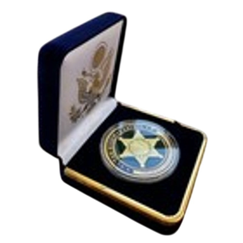 Department of Energy (DOE) Challenge Coin With Blue Velvet Case. Fast Shipping!