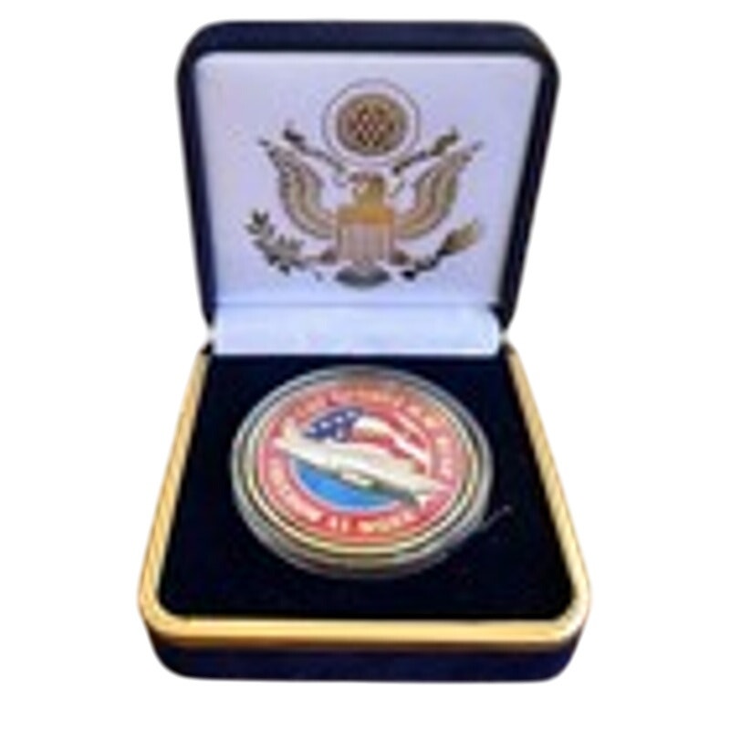 Department of Energy (DOE) Challenge Coin With Blue Velvet Case. Fast Shipping!