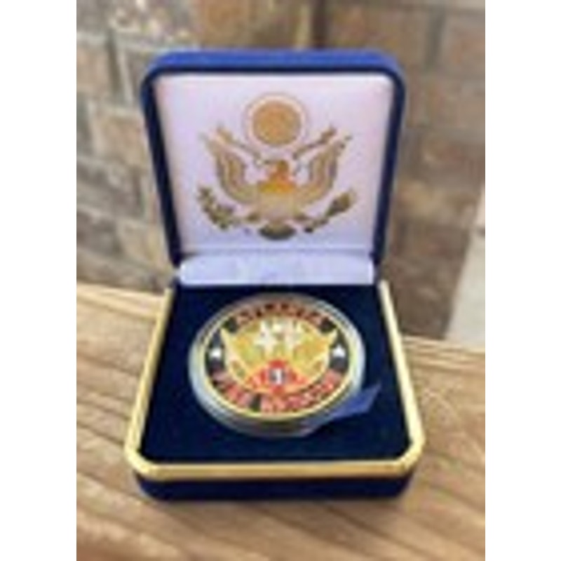 Department of Energy (DOE) Challenge Coin With Blue Velvet Case. Fast Shipping!