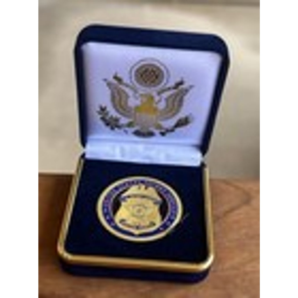 Copied - UNITED STATES SECRET SERVICE SPECIAL AGENT CHALLENGE COIN WITH BEAUTIFUL CASE