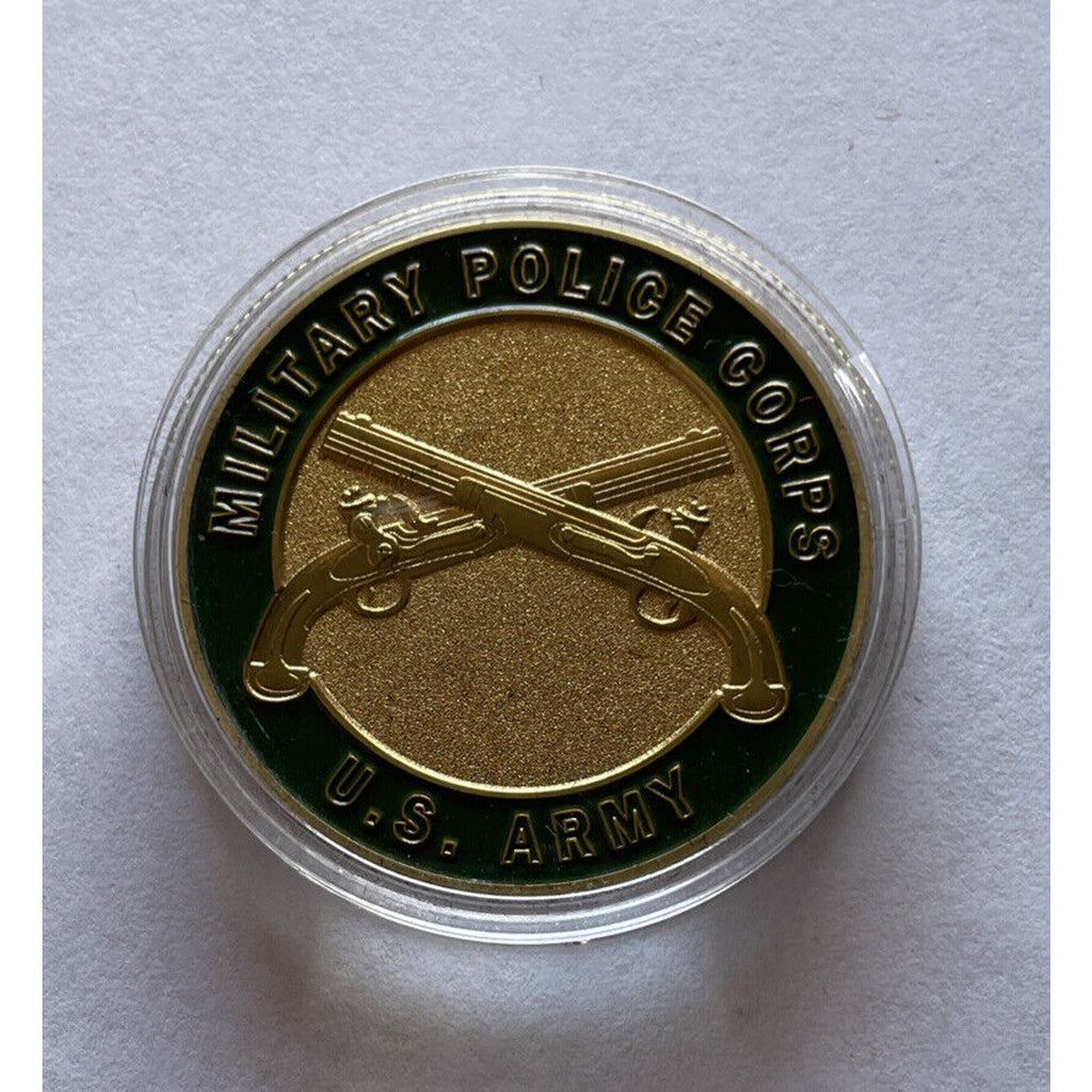MILITARY POLICE Officer -Army withCredential coin holder wallet