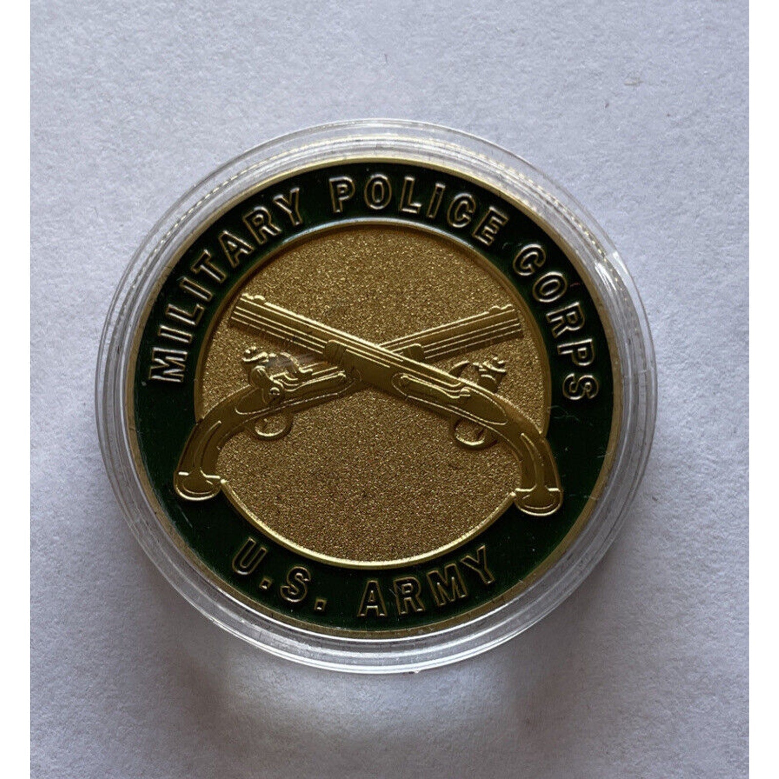MILITARY POLICE Officer -Army withCredential coin holder wallet