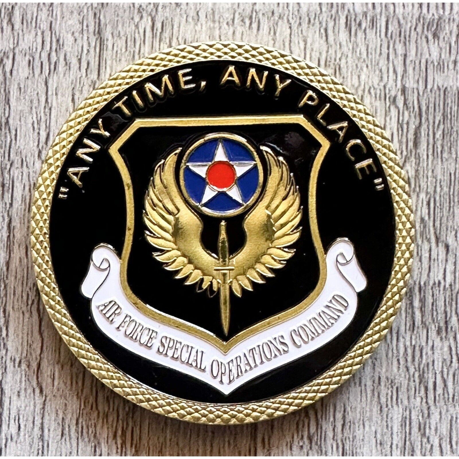 AIR FORCE SPECIAL OPERATIONS COMMAND USAF- SOC Challenge Coin