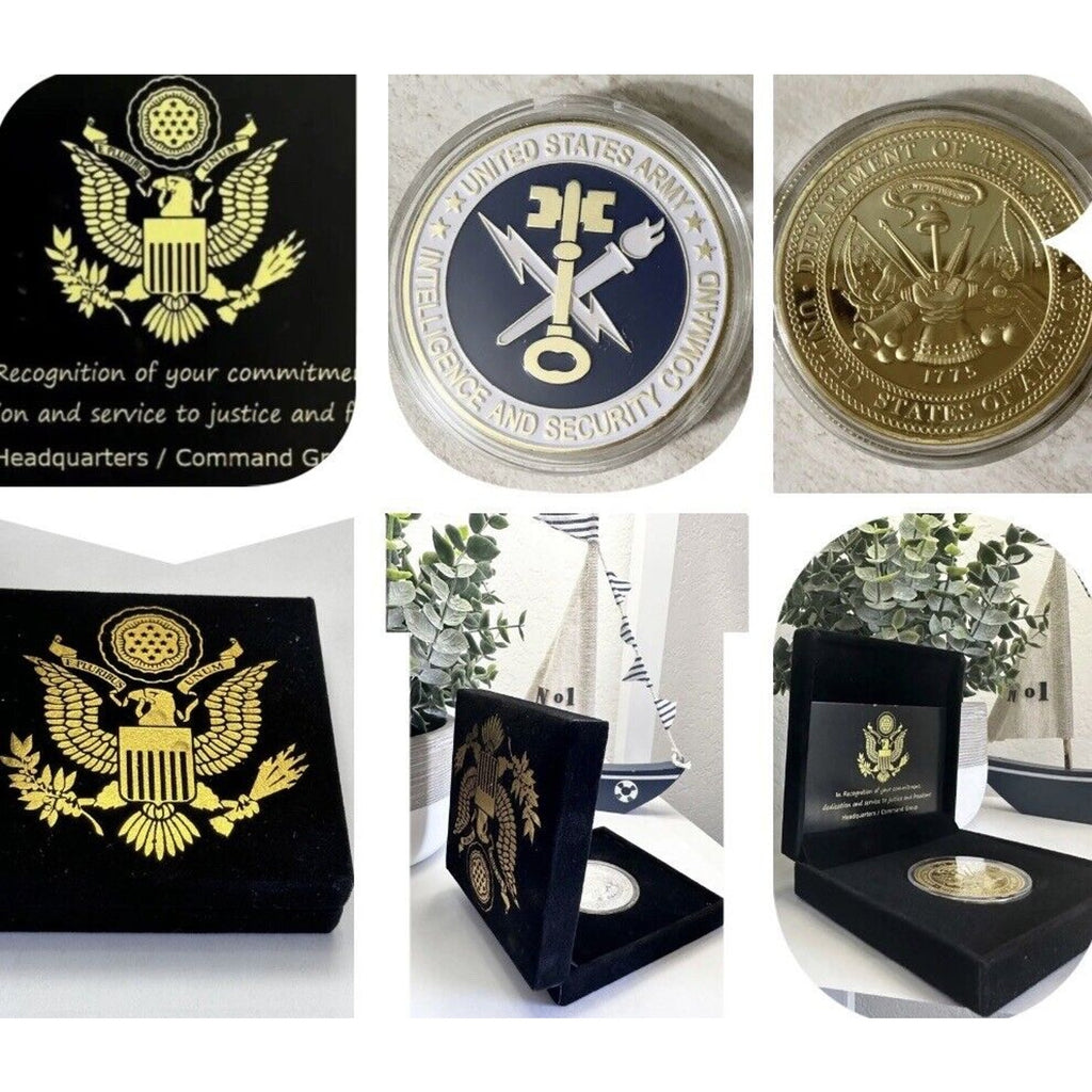 US ARMY INTELLIGENCE AND SECURITY COMMAND Challenge Coin USA ẢMY