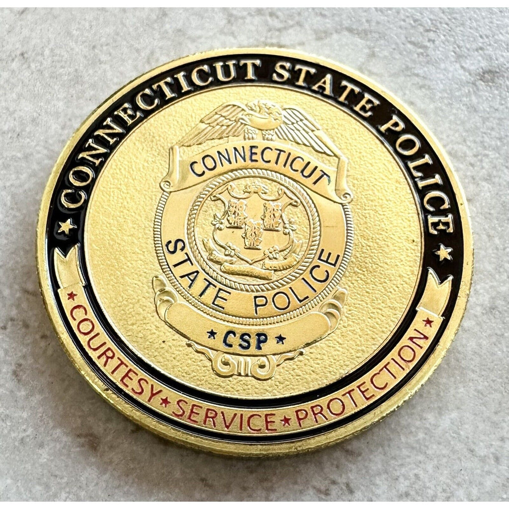 CONNECTICUT STATE POLICE Challenge Coin