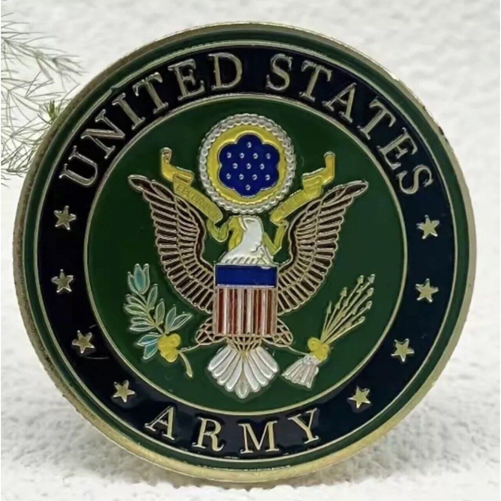 2pcs Army Rank Captain O-3 And Fort Huachuca  AZ intelligence school CHALLENGE COINS