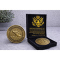 USN Navy aviation Base Challenge Coin NAS Pensacola FL USA w/ Retirement Award