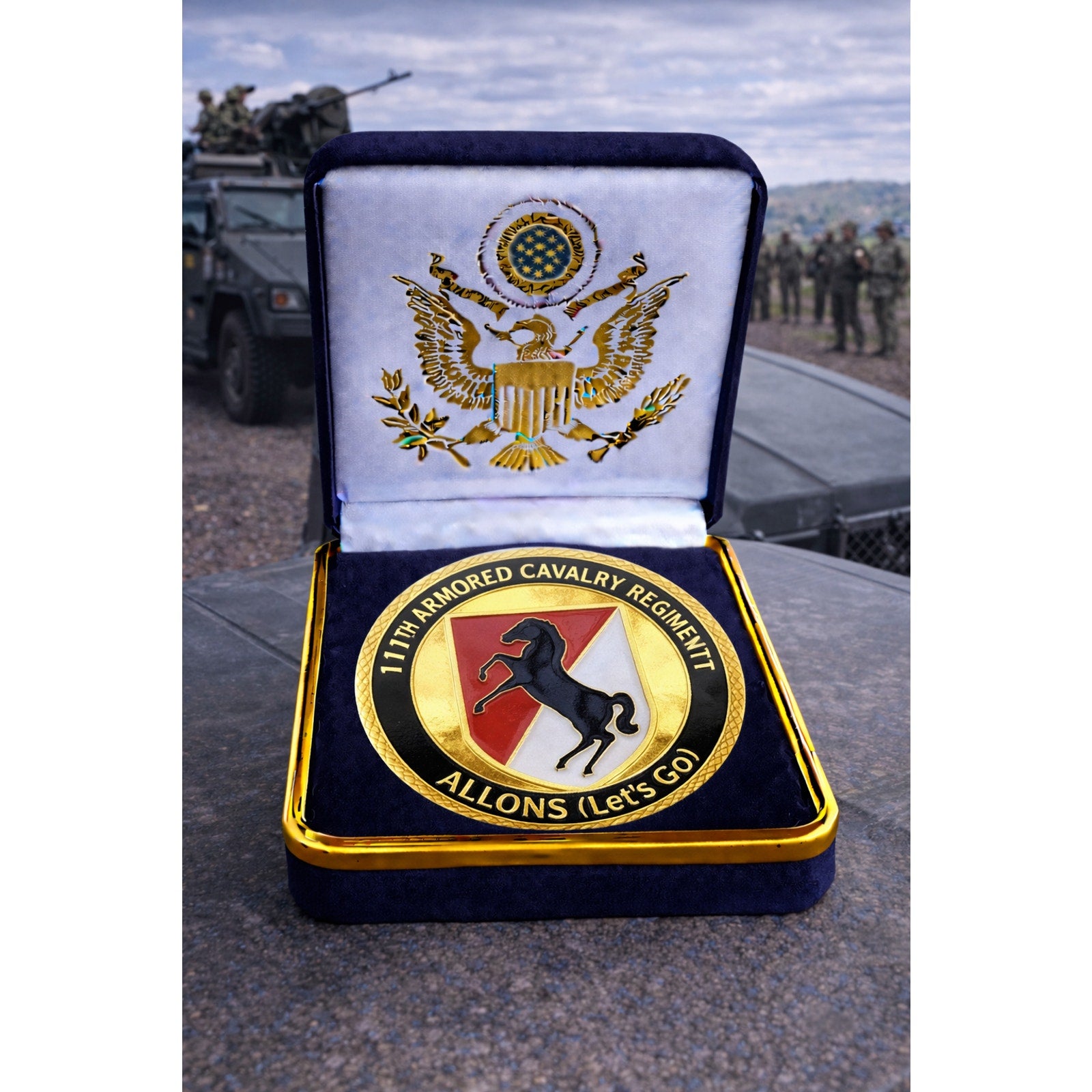 U.S. Army 11th Armored Cavalry Challenge Coin ·FAST SHIPPING· ·NEW·