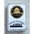 US ARMY INFANTRY Challenge Coin With Beautiful Case United We Stand