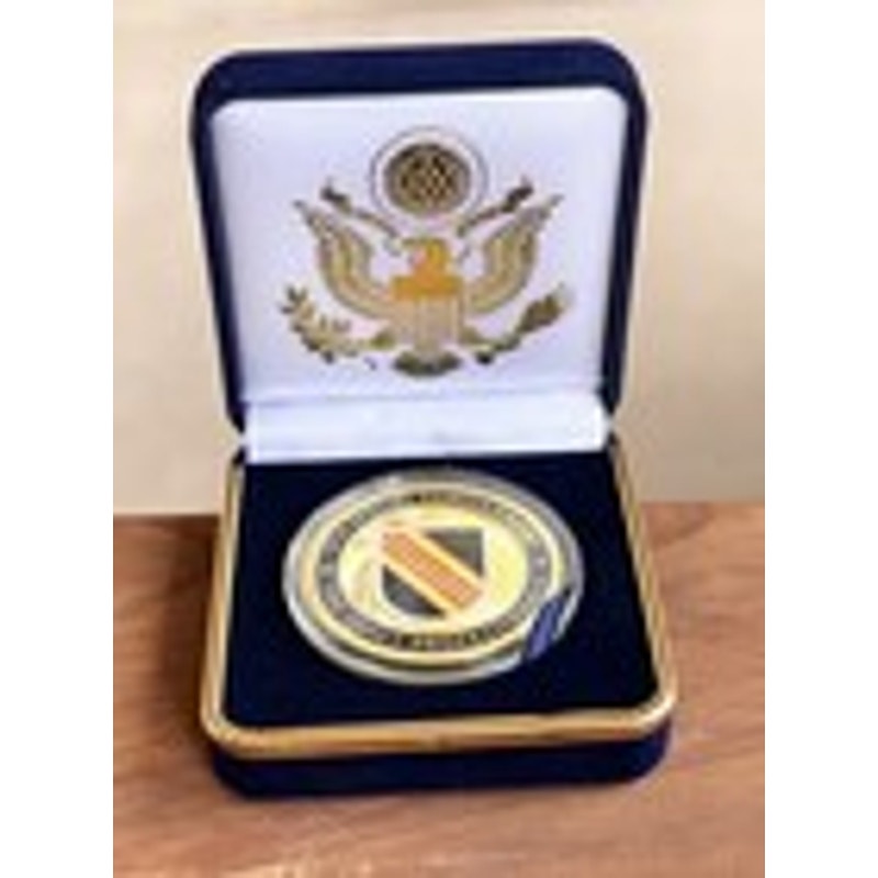 Department of Energy (DOE) Challenge Coin With Blue Velvet Case. Fast Shipping!