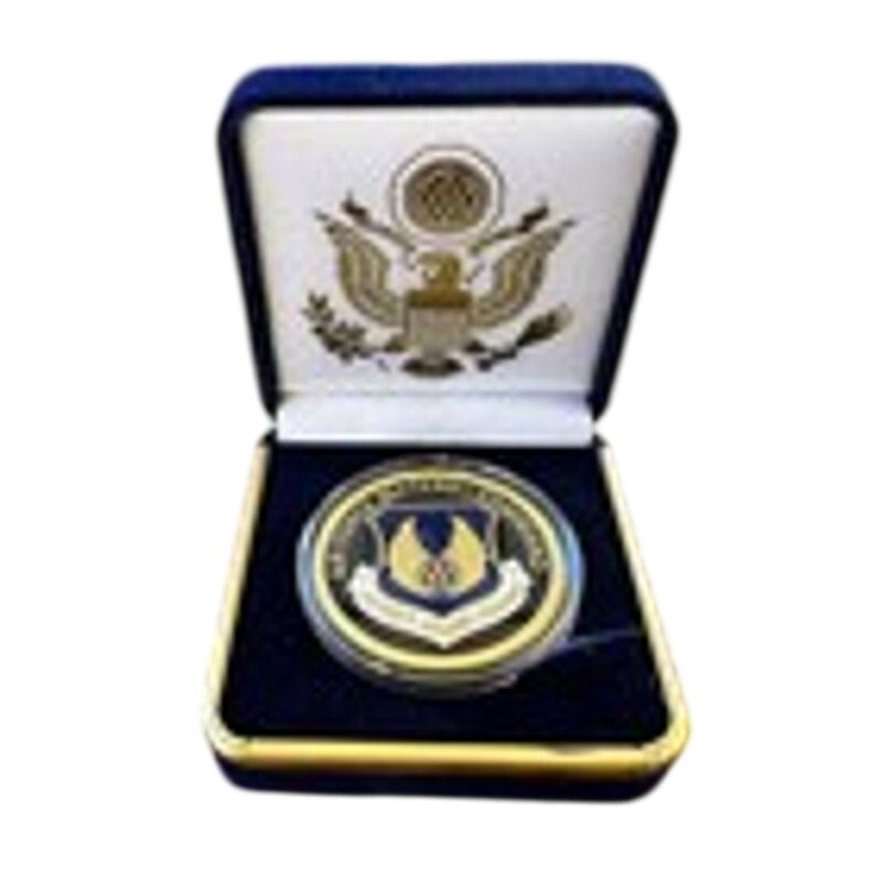 Department of Energy (DOE) Challenge Coin With Blue Velvet Case. Fast Shipping!