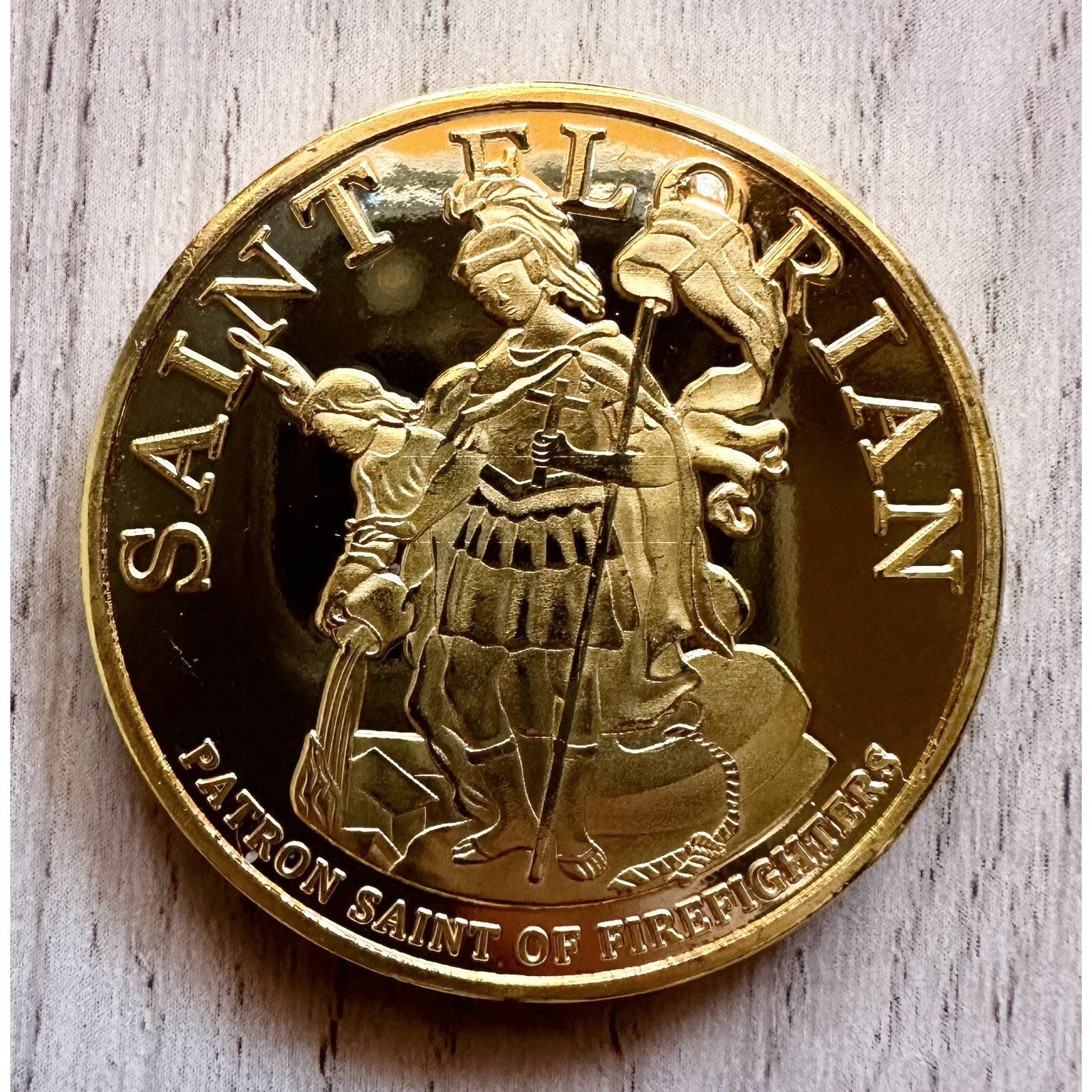 SFFD SAN FRANCISCO FIRE DEPT Challenge Coin w/ Retirement Award