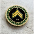 U.S. Army Sergeant E-5 Rank Challenge Coin. New! Fast Shipping! Perfect Gift!