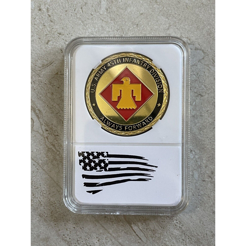 US ARMY 45th INFANTRY DIVISION Challenge Coin 45