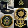 Challenge Coin Army Rank Major Coin With Retirement Award