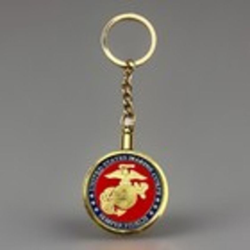 Marine Corps Security Force Regiment Norfolk, VA Challenge Coin Keychain. USMC