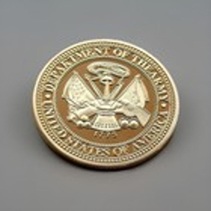 US ARMY MEDICAL CORPS Challenge Coin With Velvet Case Retirement Award