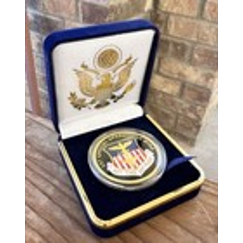 Department of Energy (DOE) Challenge Coin With Blue Velvet Case. Fast Shipping!