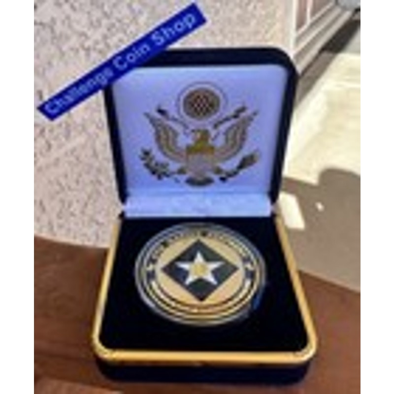 Department of Energy (DOE) Challenge Coin With Blue Velvet Case. Fast Shipping!