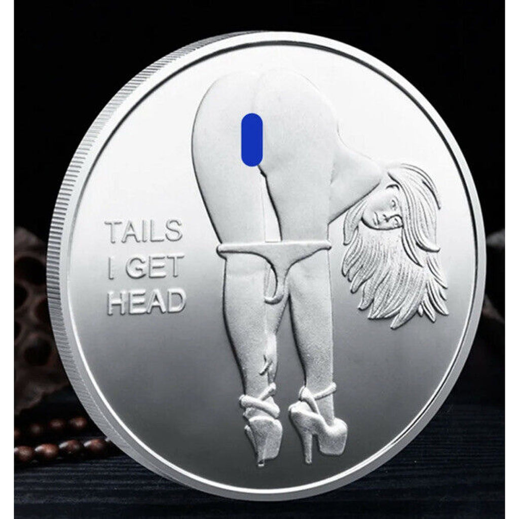 Tails I Get Head ! Heads I Get Tail ! Sexy Lady Heads Tails Challenge Girl Coin
