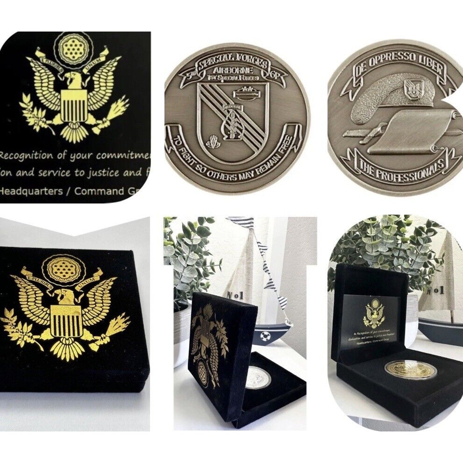 5TH GROUP Challenge Coin ARMY