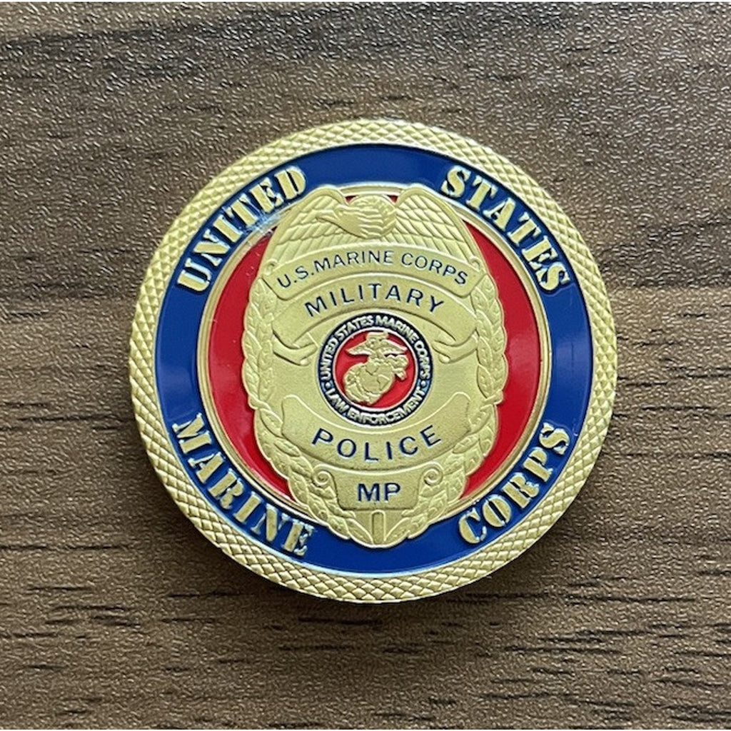 MILITARY POLICE FUSMC Coin US Marine Corps NCO Official LIC 23125
