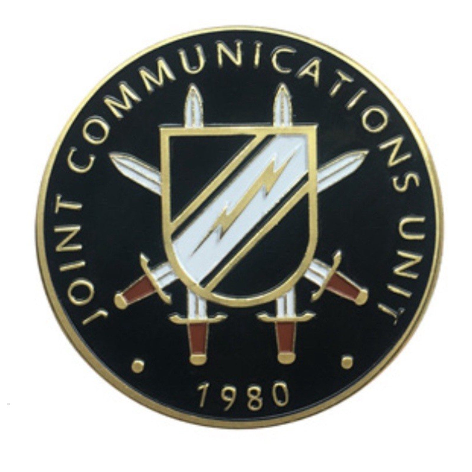 2pcs Army Rank 2LT 2nd O-2 And Joint Communications Unit Coin