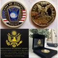 CITY OF BOSTON POLICE DEPT Challenge Coin With Retirement Award