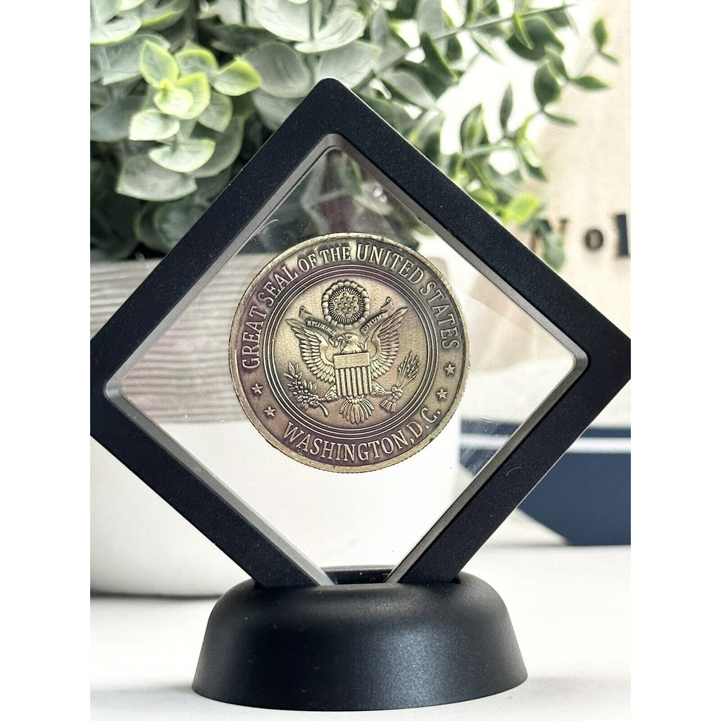 United States Department of Energy (DOE) Challenge Coin W/ Display Case