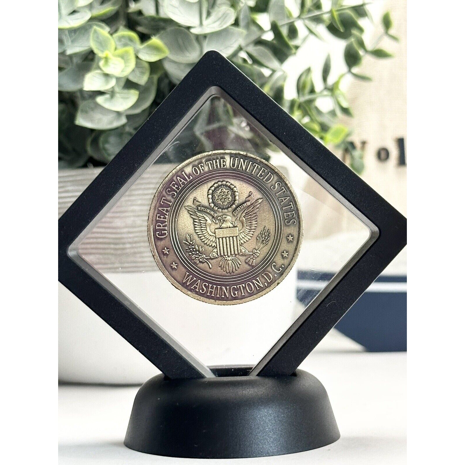United States Department of Energy (DOE) Challenge Coin W/ Display Case