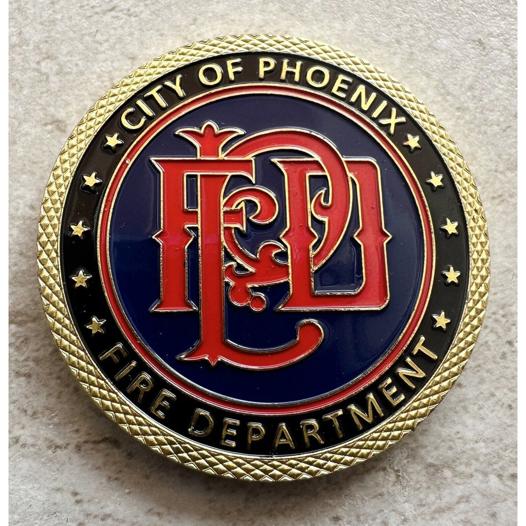 PHOENIX FIRE DEPT. Challenge Coin