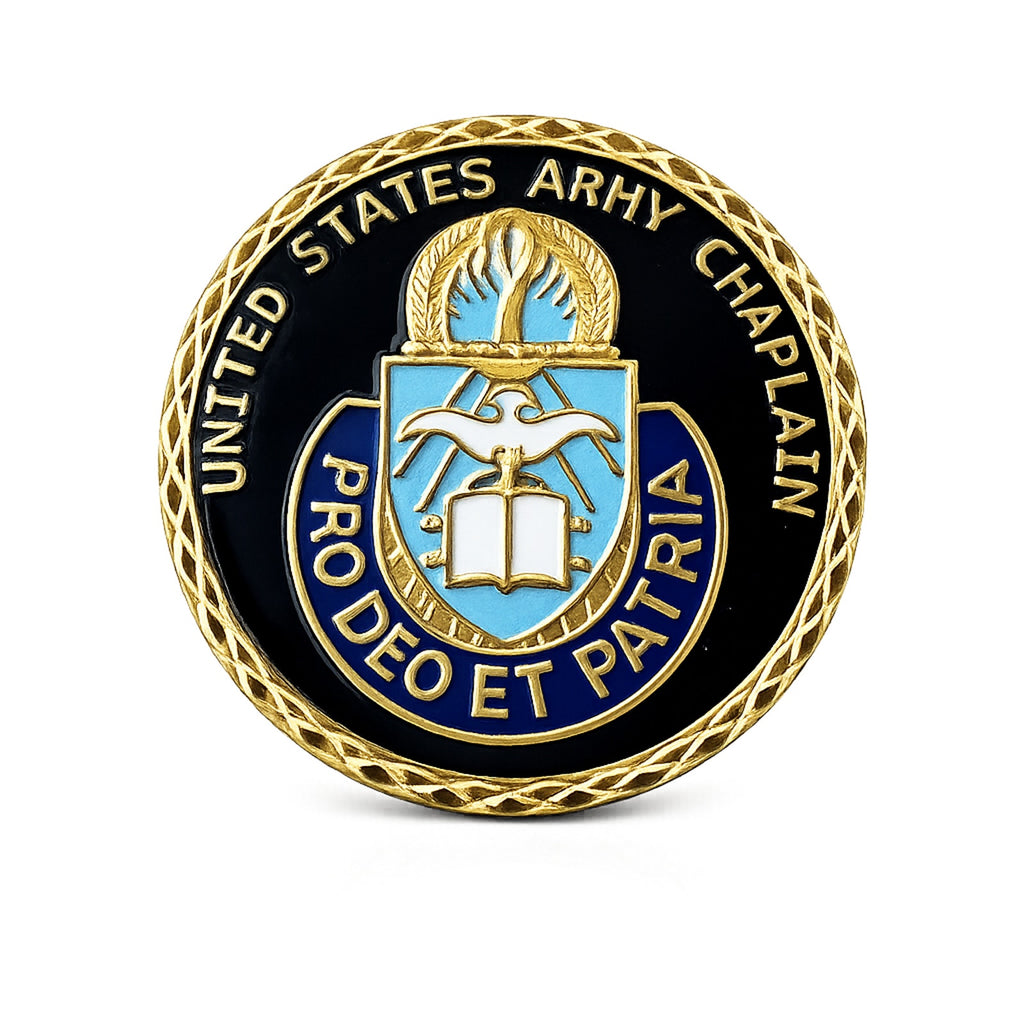 U S Army CHAPLAIN CORPS Challenge Coin with Case ·FAST SHIPPING· ·NEW·