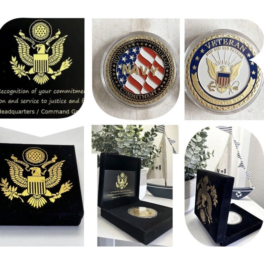 U.S. Navy Vietnam Veteran Challenge Coin. USN