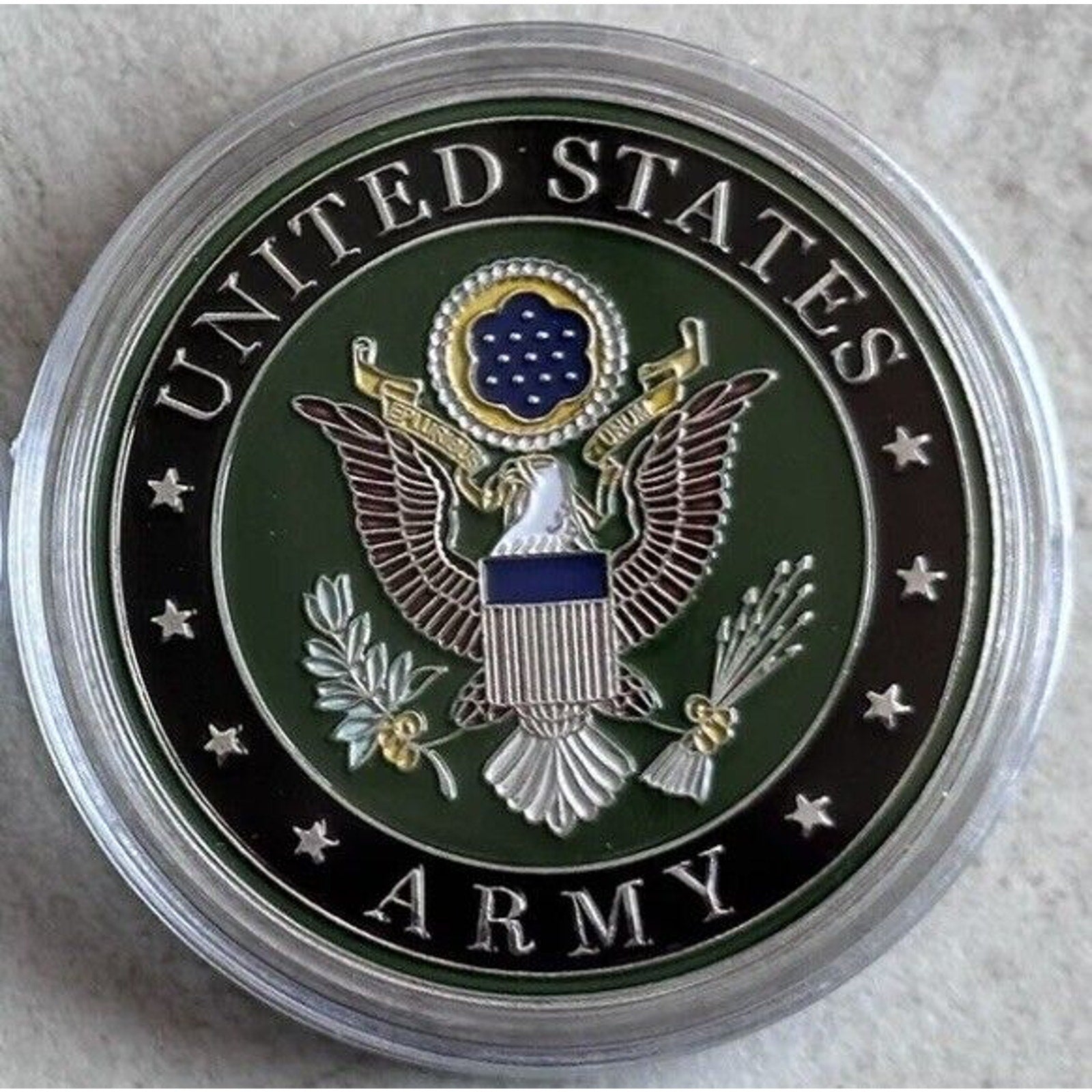 NEW U.S. Army Home of The Infantry Fort Benning, GA Challenge Coin USA AMY