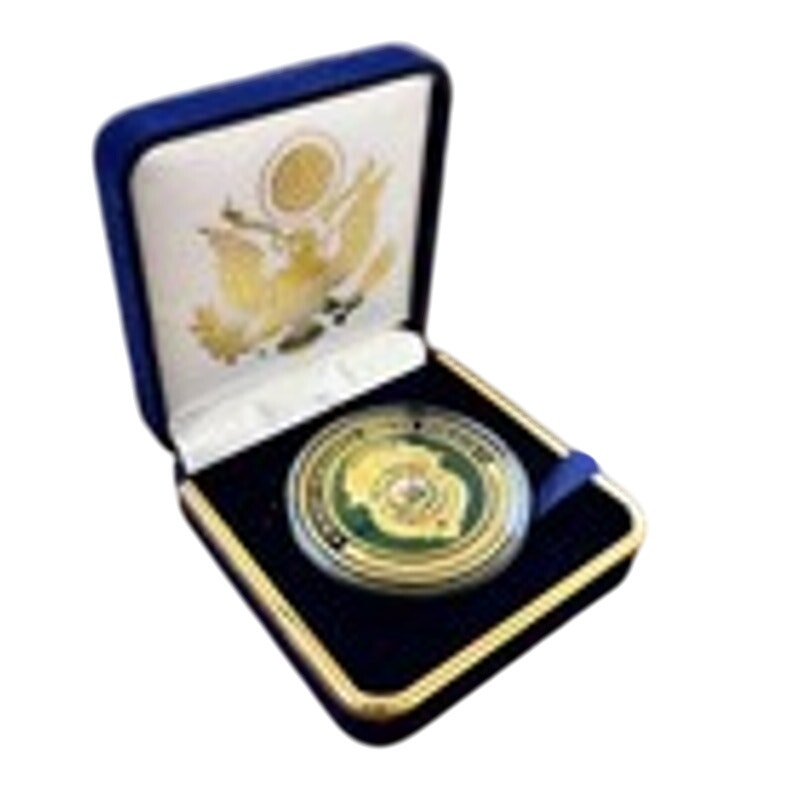Department of Energy (DOE) Challenge Coin With Blue Velvet Case. Fast Shipping!