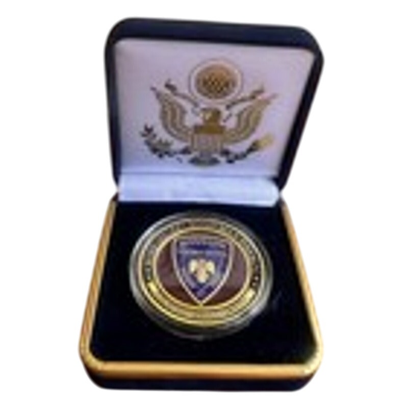 Department of Energy (DOE) Challenge Coin With Blue Velvet Case. Fast Shipping!